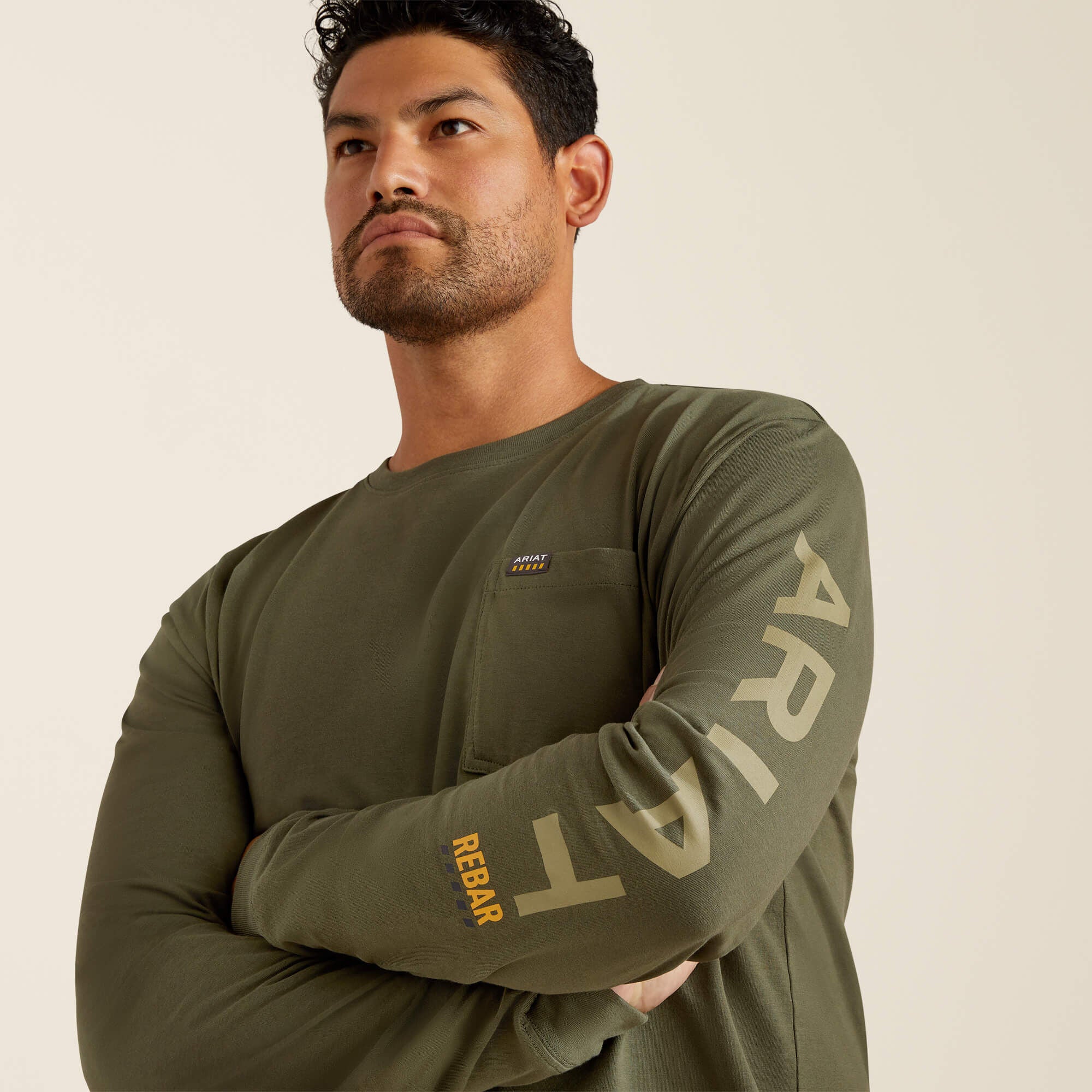 Rebar Cotton Strong Standard Logo Pocket T-Shirt-Ariat