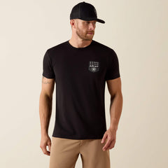 Ariat Stripe Patriotic Badge T-Shirt-Ariat