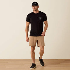 Ariat Stripe Patriotic Badge T-Shirt-Ariat