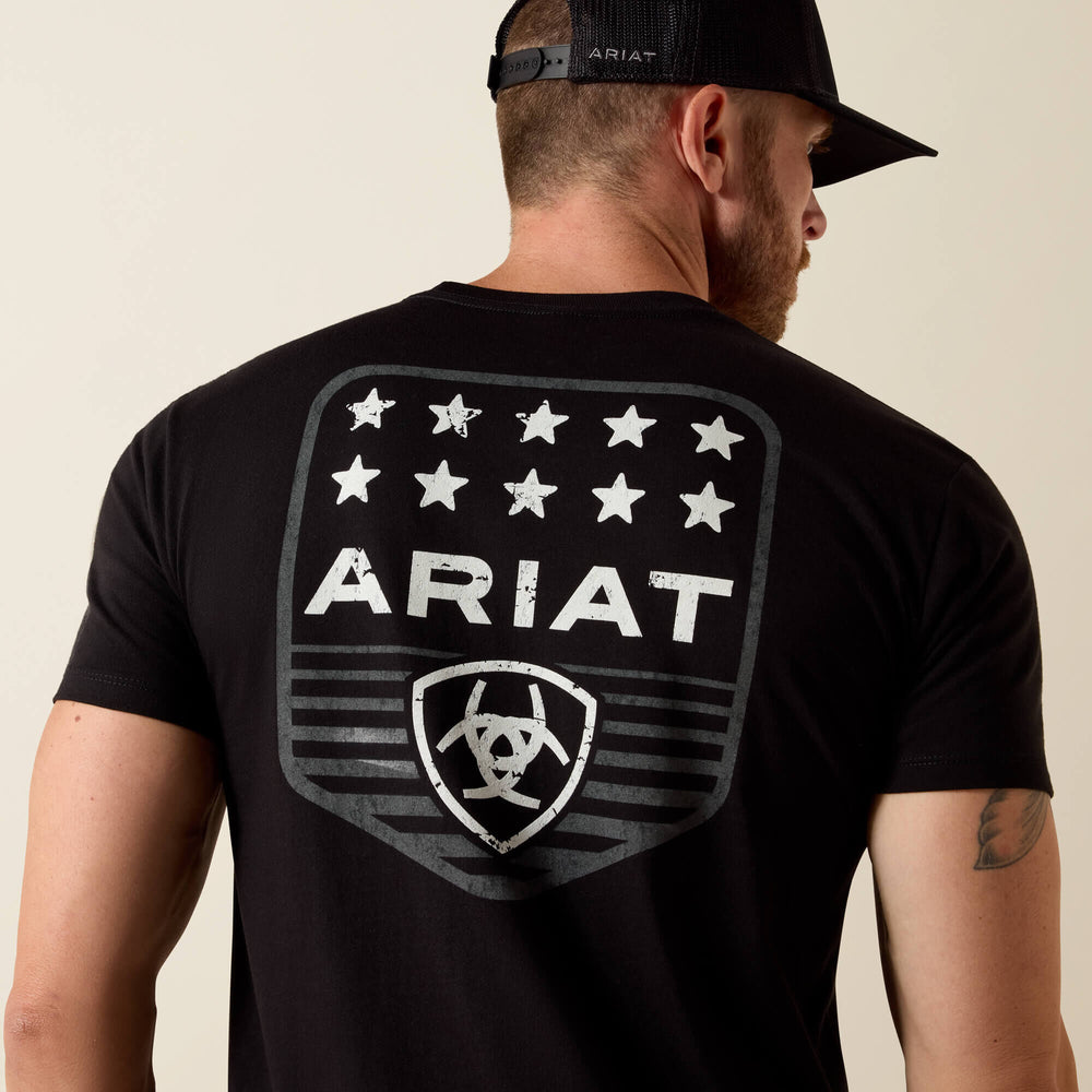 Ariat Stripe Patriotic Badge T-Shirt-Ariat