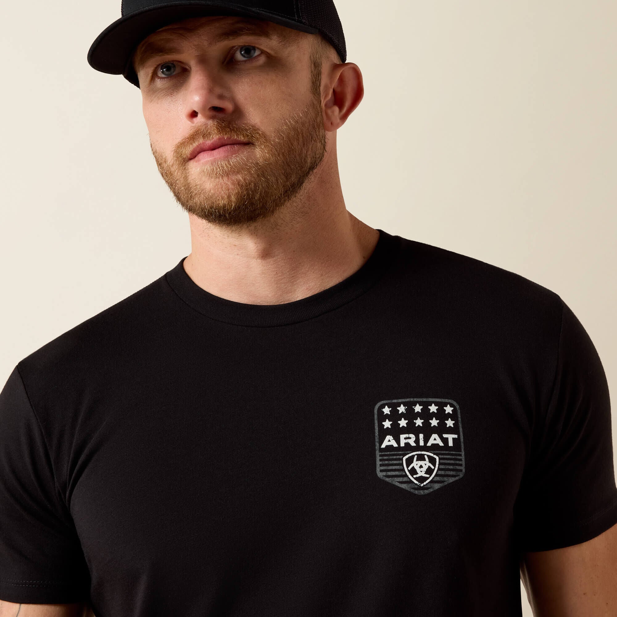 Ariat Stripe Patriotic Badge T-Shirt-Ariat