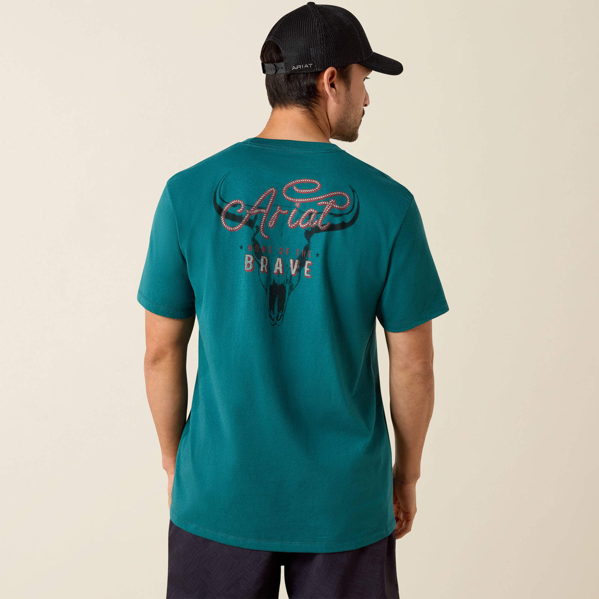 Ariat Cattle Skull Freedom Classic Fit T-Shirt-Ariat