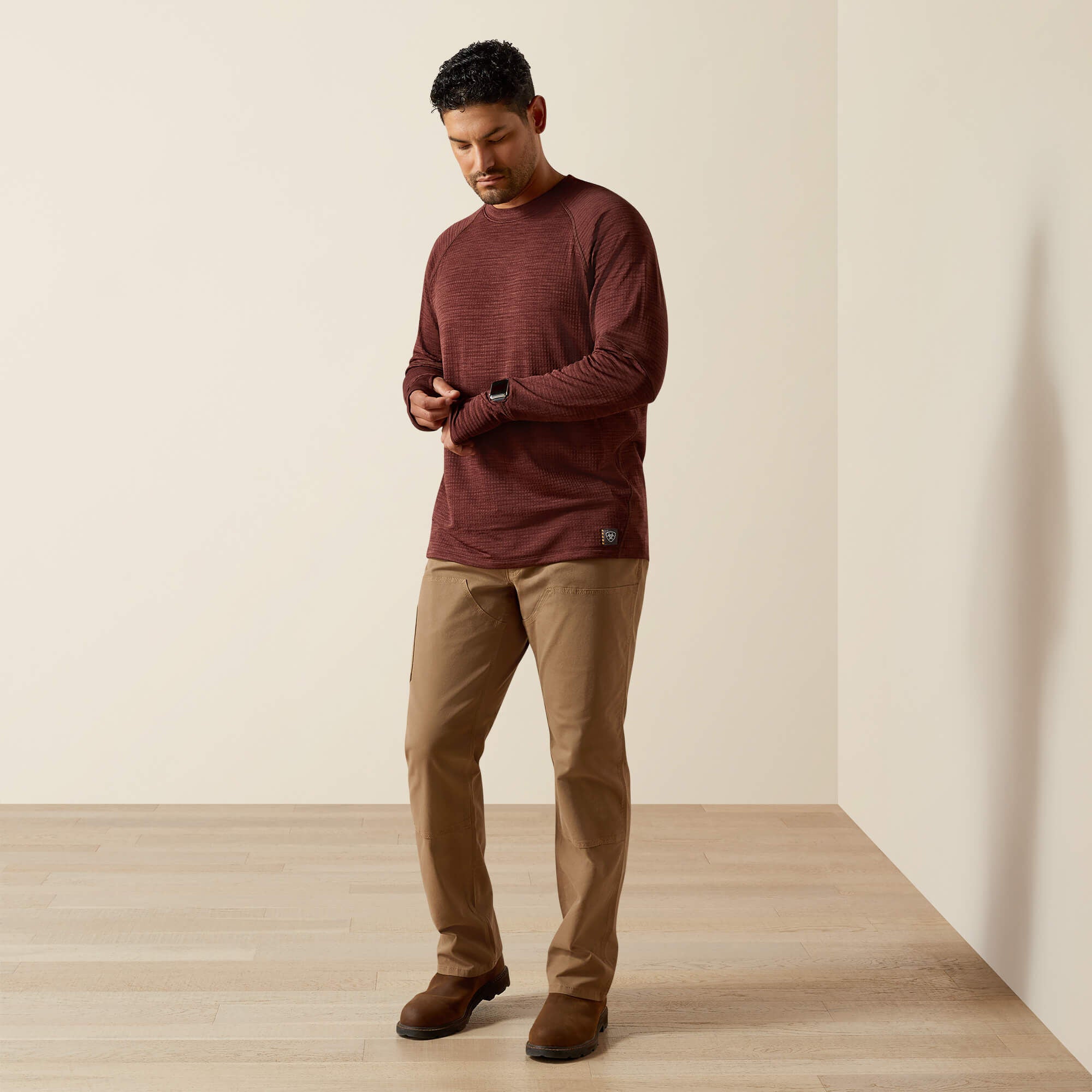 Rebar Gridwork Crewneck T-Shirt-Ariat