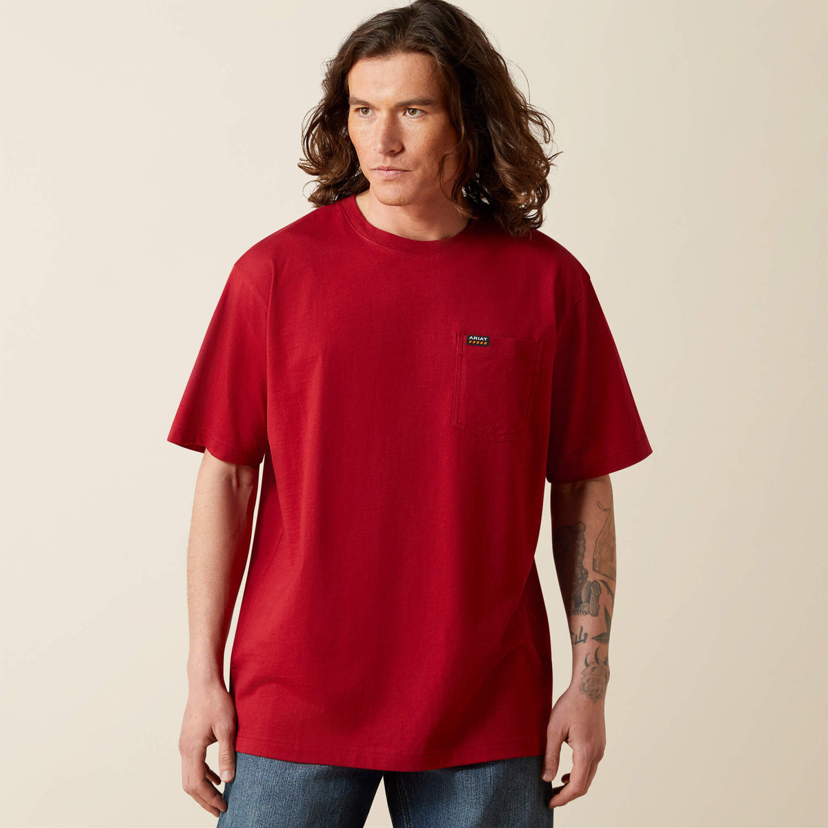 Rebar Cotton Strong Standard Pocket T-Shirt-Ariat