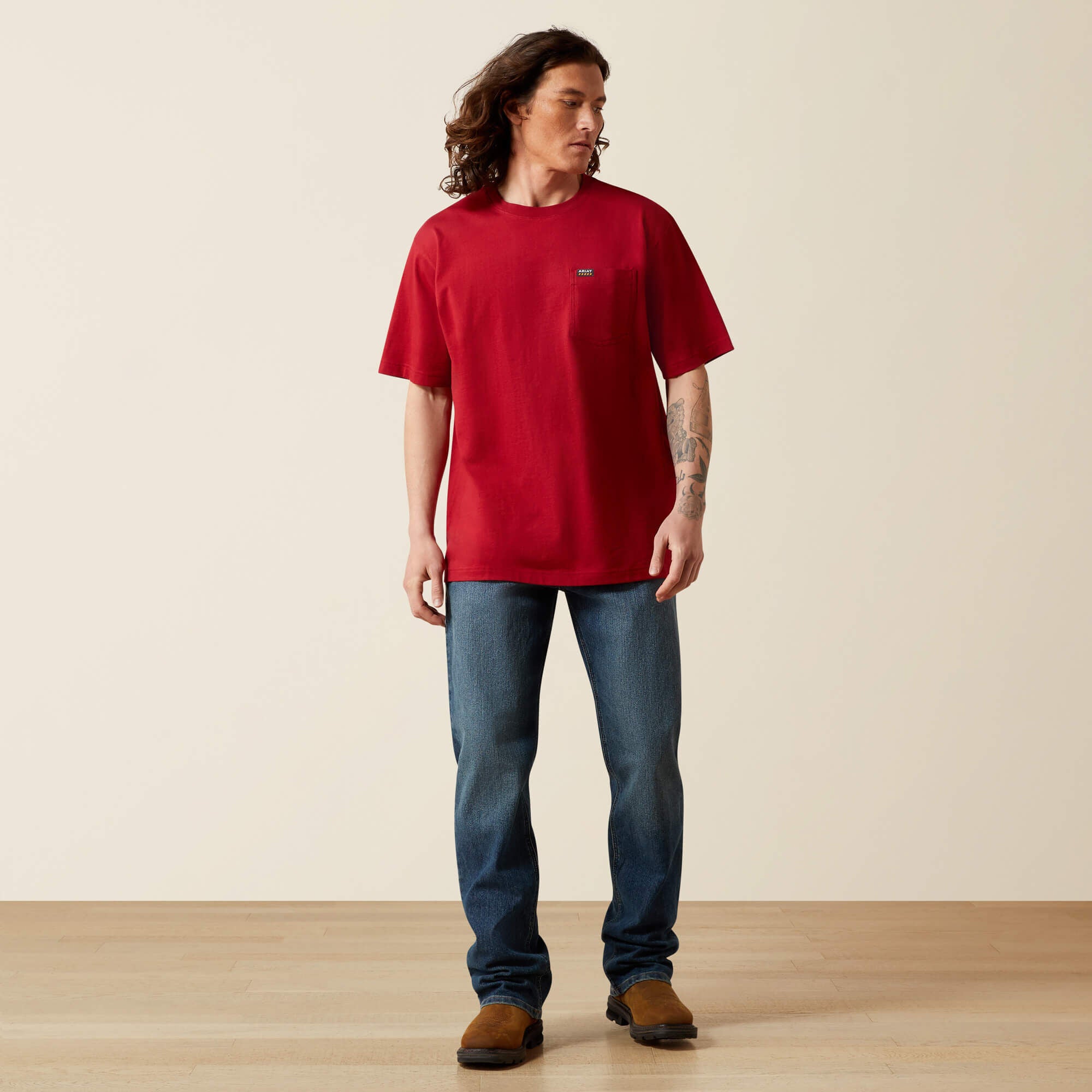 Rebar Cotton Strong Standard Pocket T-Shirt-Ariat