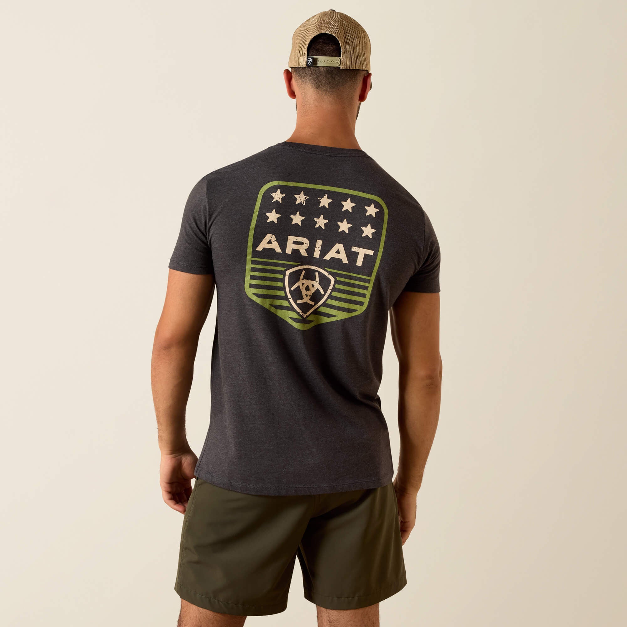 Ariat Stripe Patriotic Badge T-Shirt-Ariat