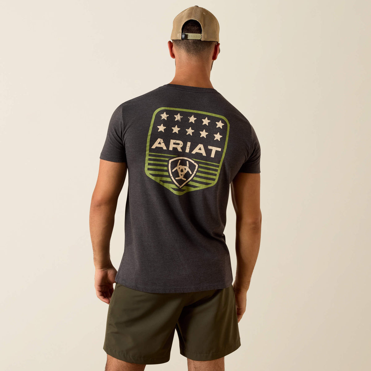 Ariat Stripe Patriotic Badge T-Shirt-Ariat