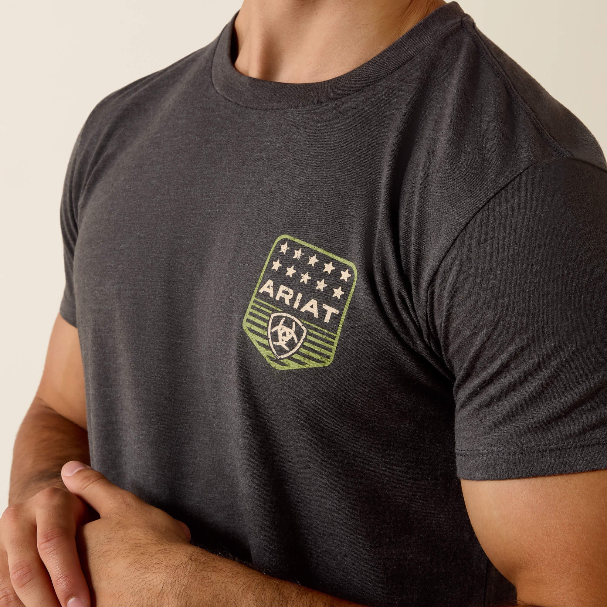 Ariat Stripe Patriotic Badge T-Shirt-Ariat