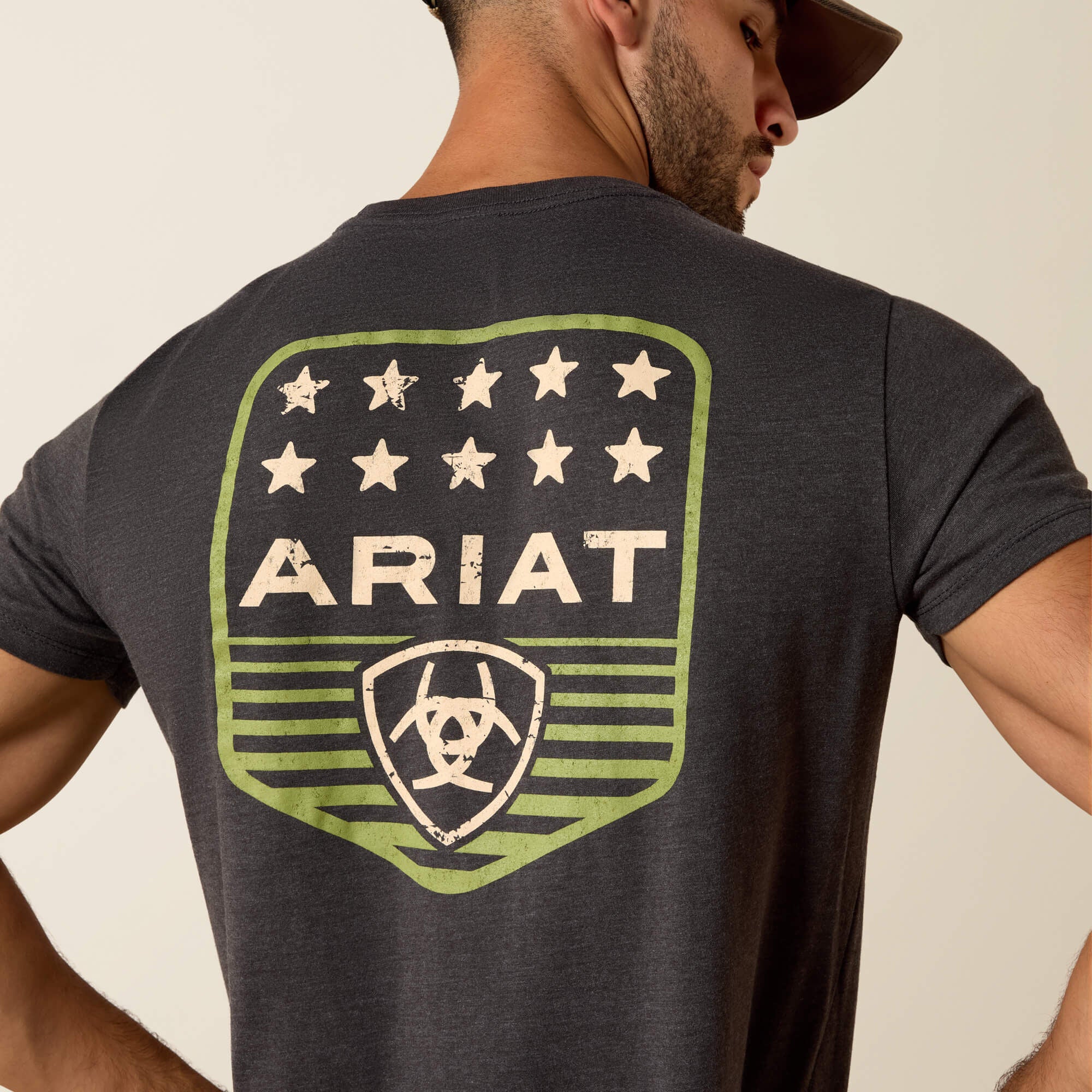 Ariat Stripe Patriotic Badge T-Shirt-Ariat