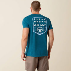 Ariat Stripe Patriotic Badge T-Shirt-Ariat