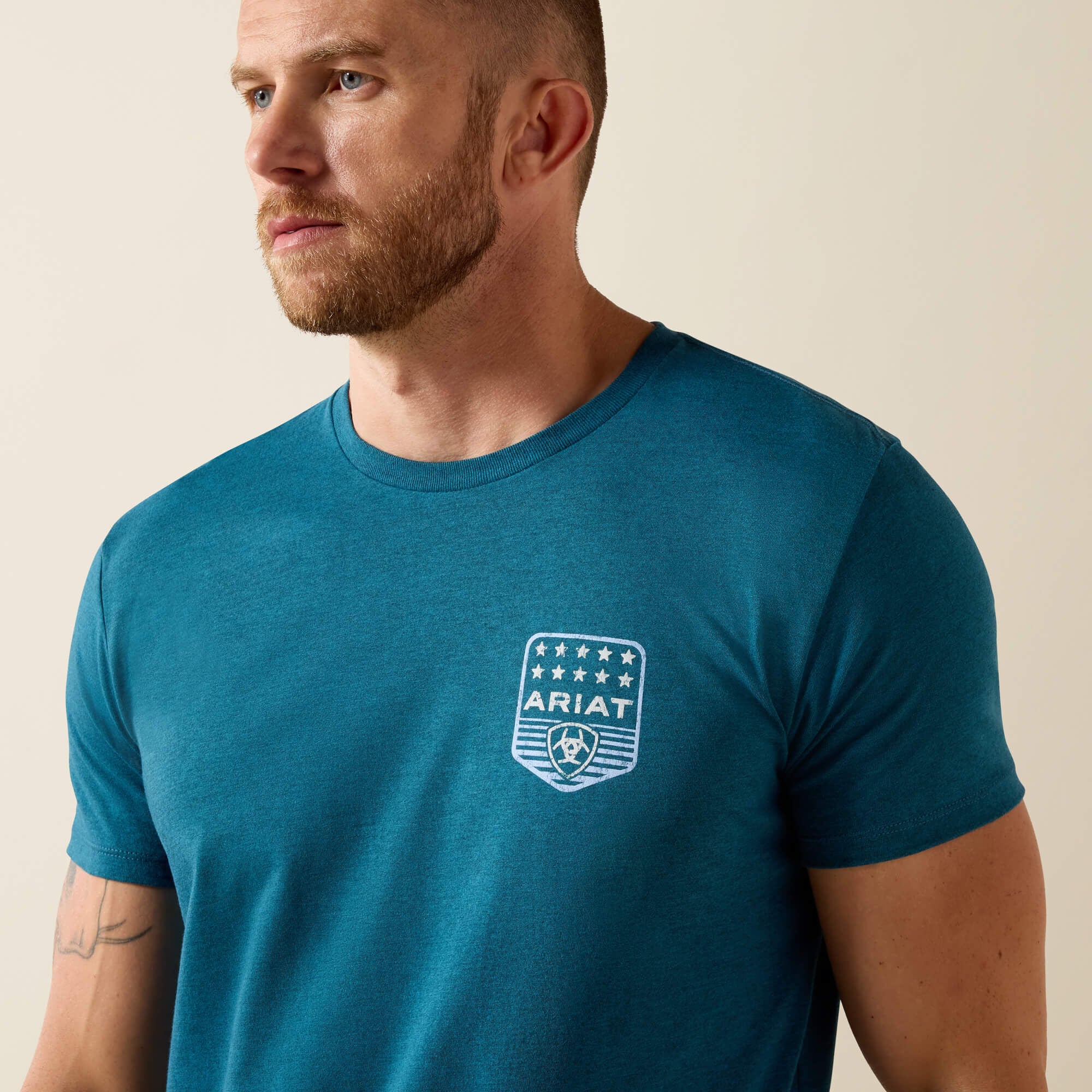 Ariat Stripe Patriotic Badge T-Shirt-Ariat