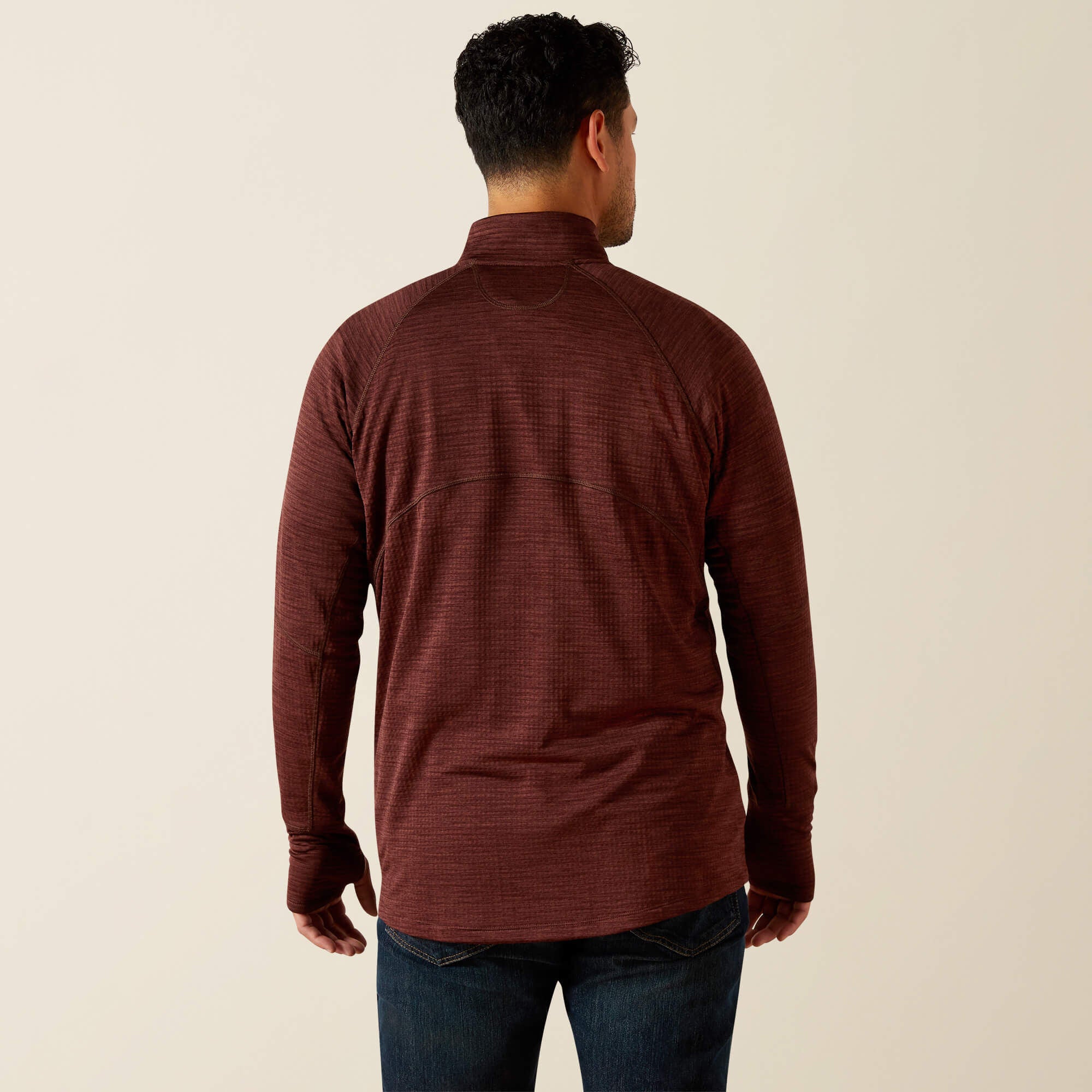 Rebar Gridwork Baselayer 1/4 Zip T-Shirt-Ariat