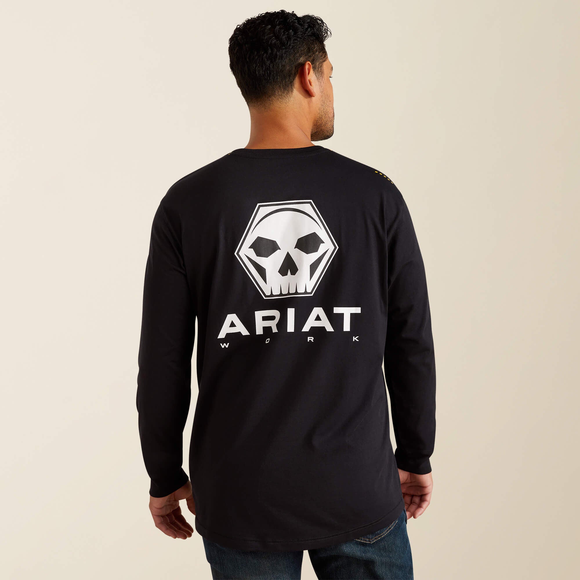 Rebar Workman Bolt Skull T-Shirt-Ariat