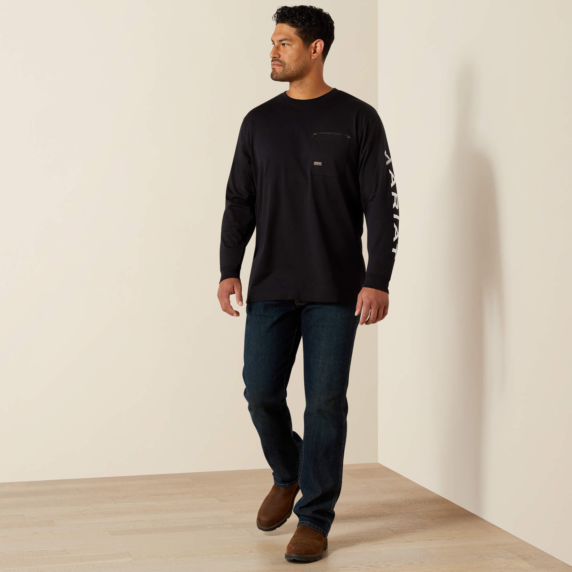 Rebar Workman Bolt Skull T-Shirt-Ariat