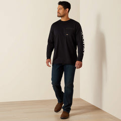 Rebar Workman Bolt Skull T-Shirt-Ariat