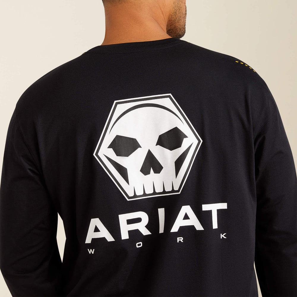 Rebar Workman Bolt Skull T-Shirt-Ariat