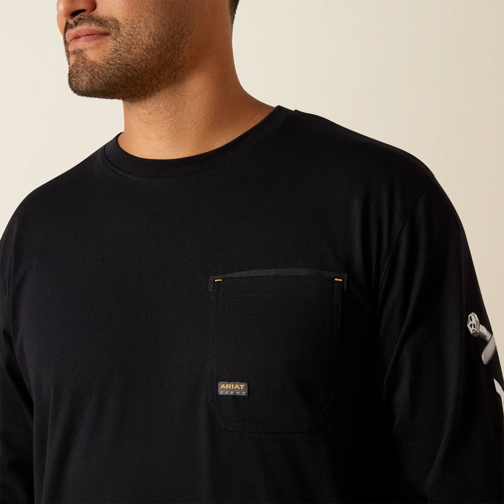 Rebar Workman Bolt Skull T-Shirt-Ariat