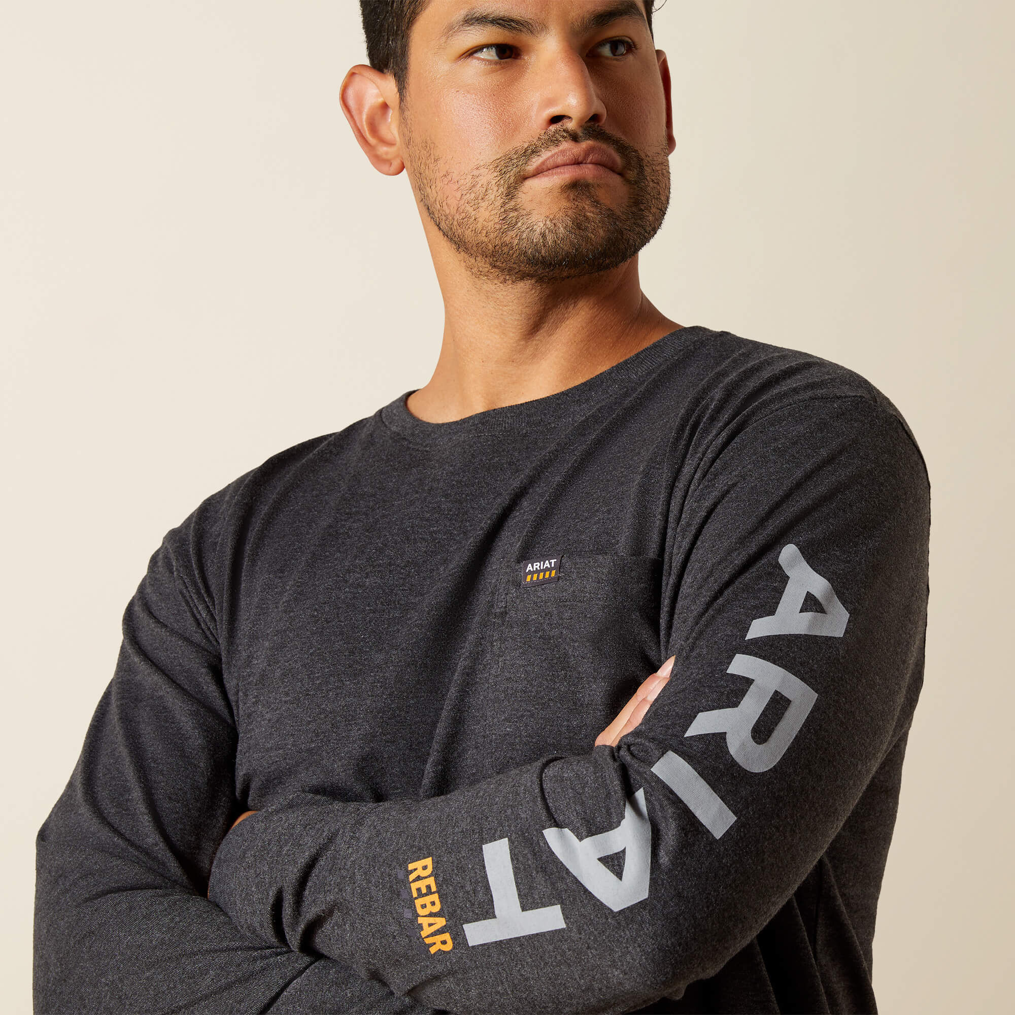 Rebar Cotton Strong Standard Logo Pocket T-Shirt-Ariat