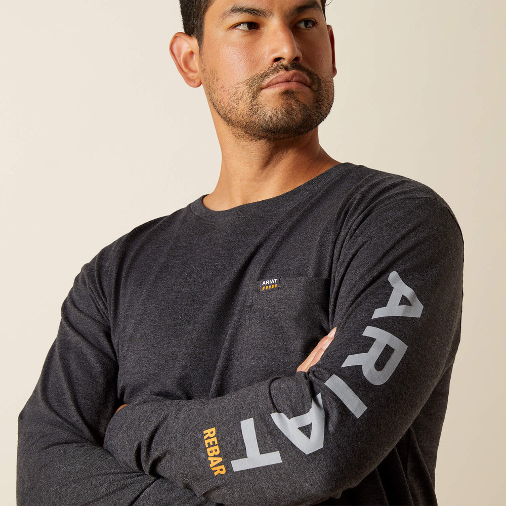 Rebar Cotton Strong Standard Logo Pocket T-Shirt-Ariat
