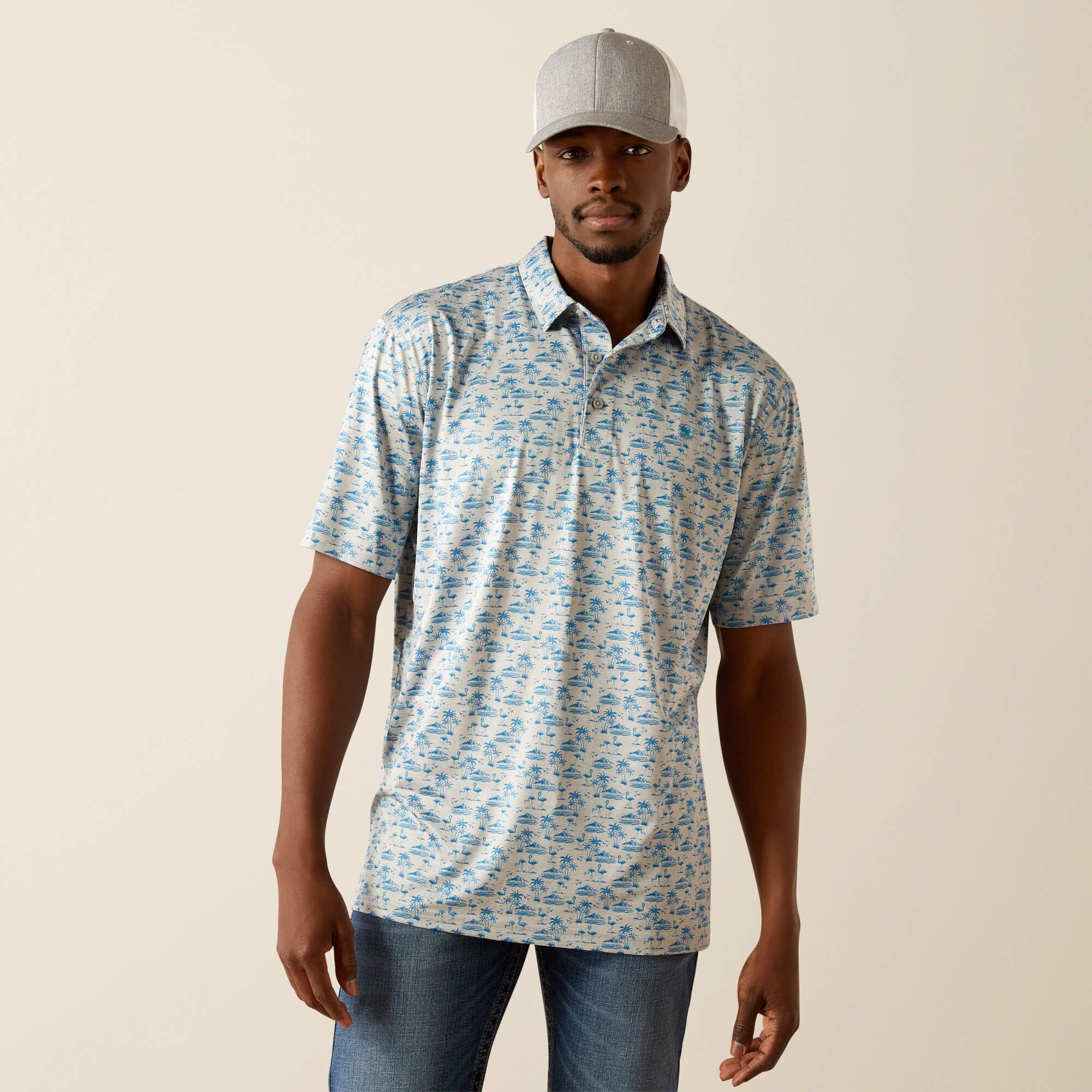 Charger 2.0 Printed Polo-Ariat