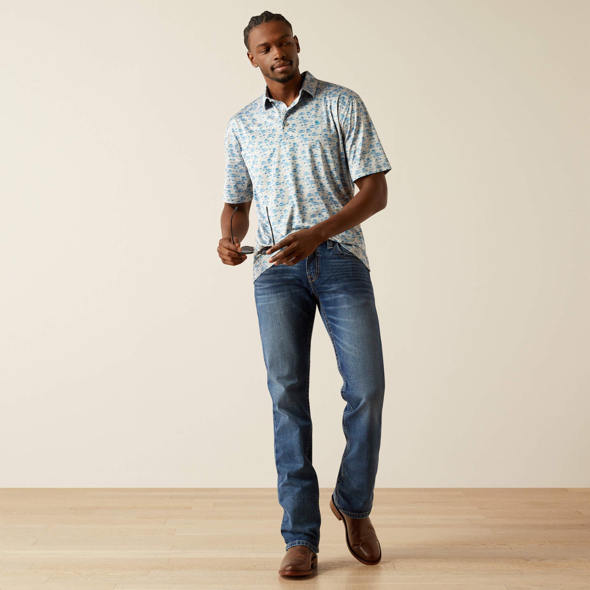 Charger 2.0 Printed Polo-Ariat