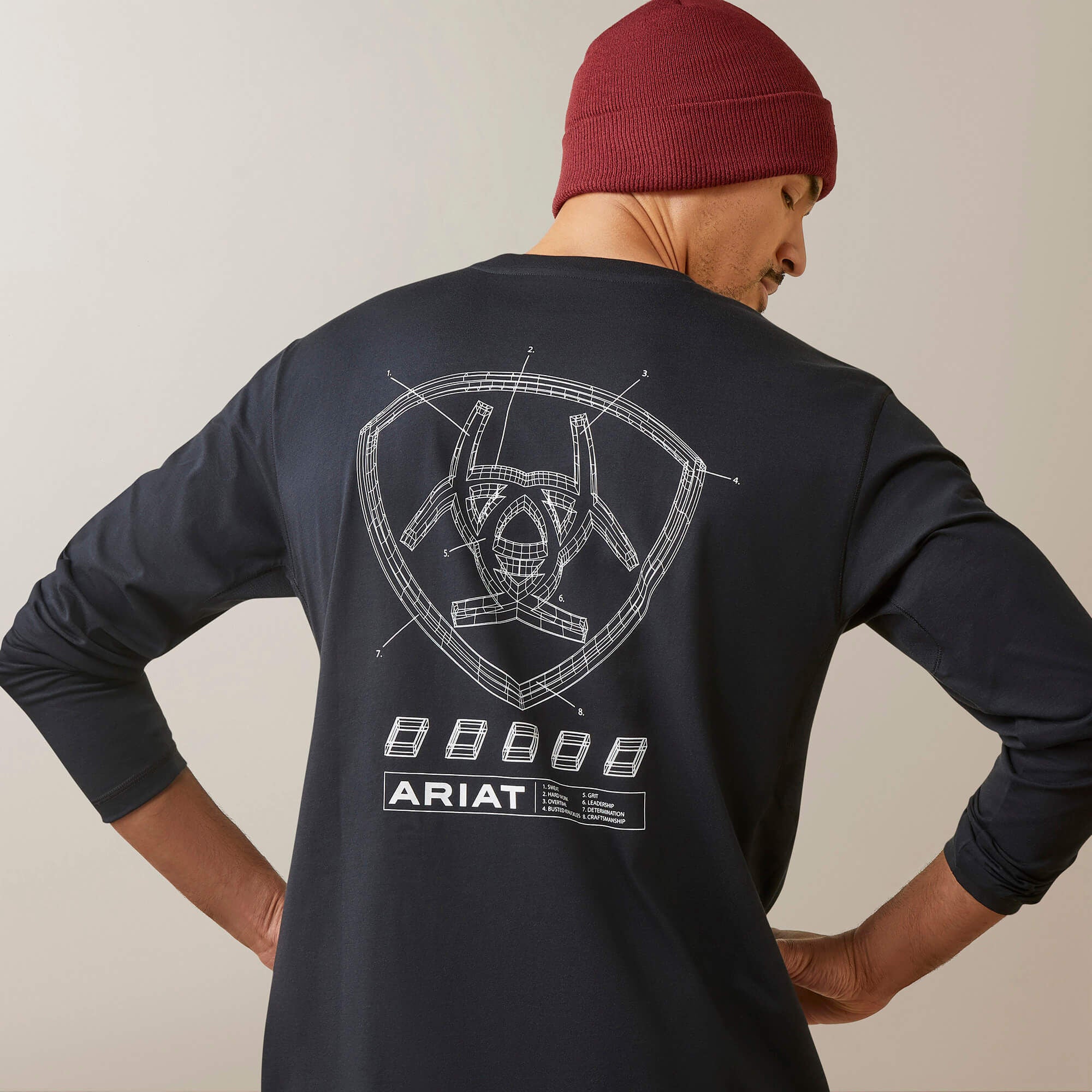 Rebar Workman Blueprint-Ariat