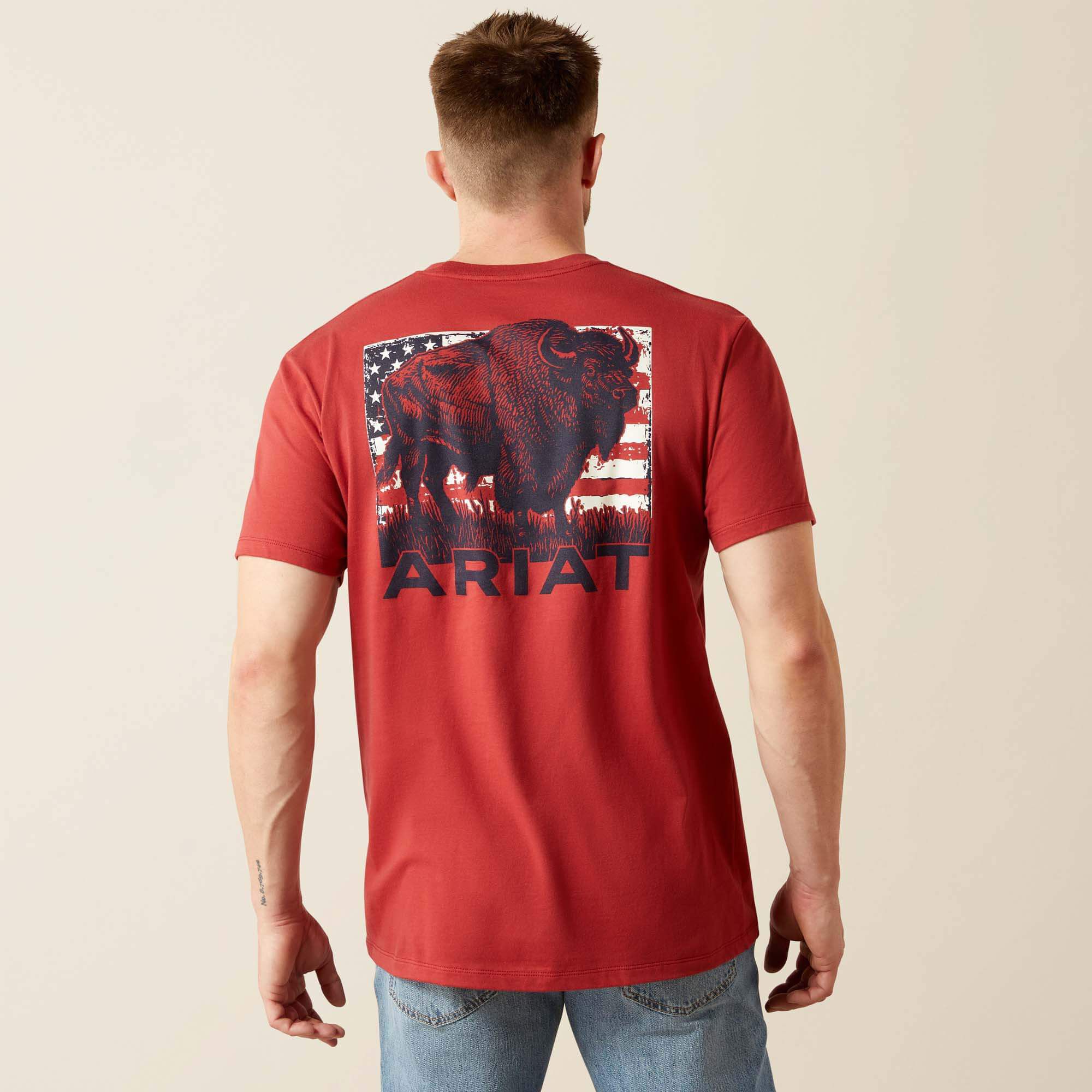 Ariat Buffalo Flag T-Shirt-Ariat