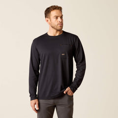 Rebar Workman Chrome Moto Eagle T-Shirt-Ariat