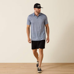 All Over Print Fitted Polo-Ariat