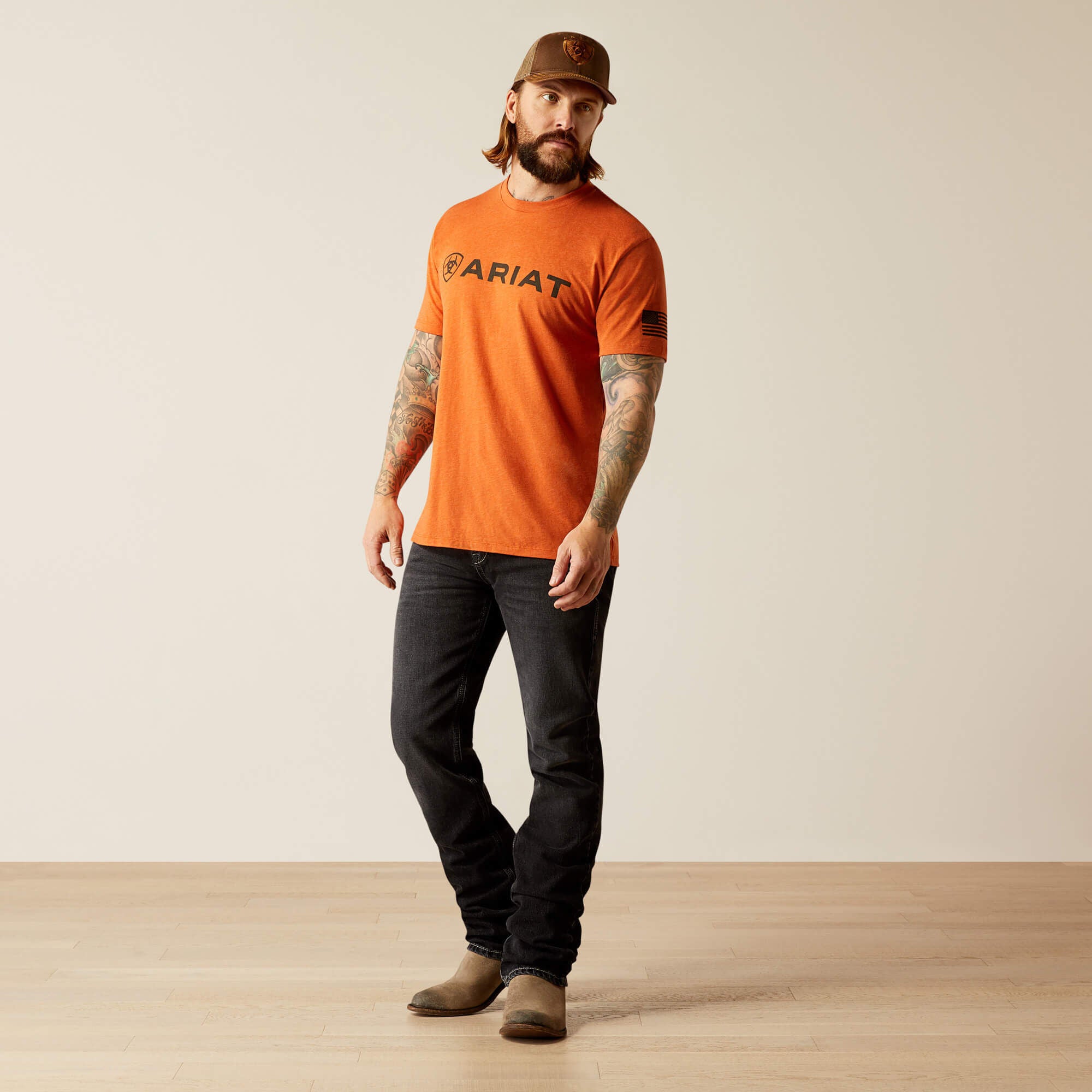 Ariat Shield Flag T-Shirt-Ariat
