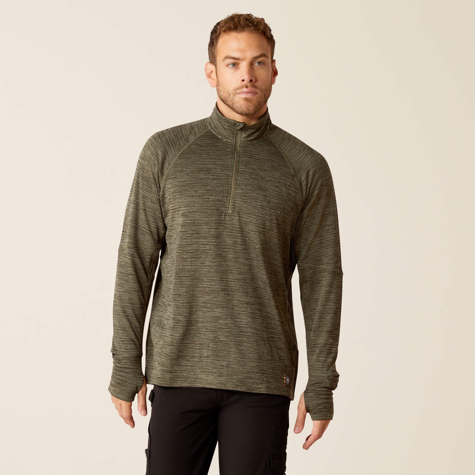 Rebar Gridwork Baselayer 1/4 Zip T-Shirt-Ariat