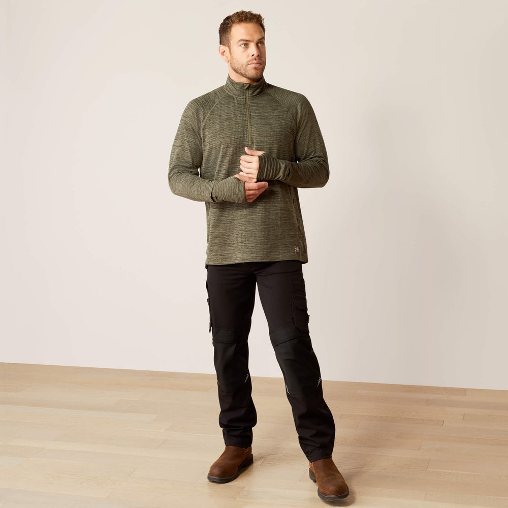 Rebar Gridwork Baselayer 1/4 Zip T-Shirt-Ariat