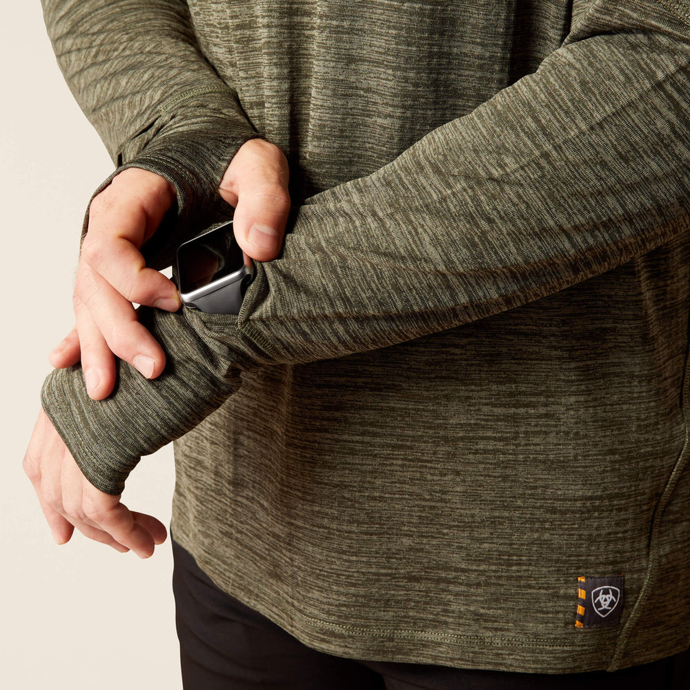 Rebar Gridwork Baselayer 1/4 Zip T-Shirt-Ariat