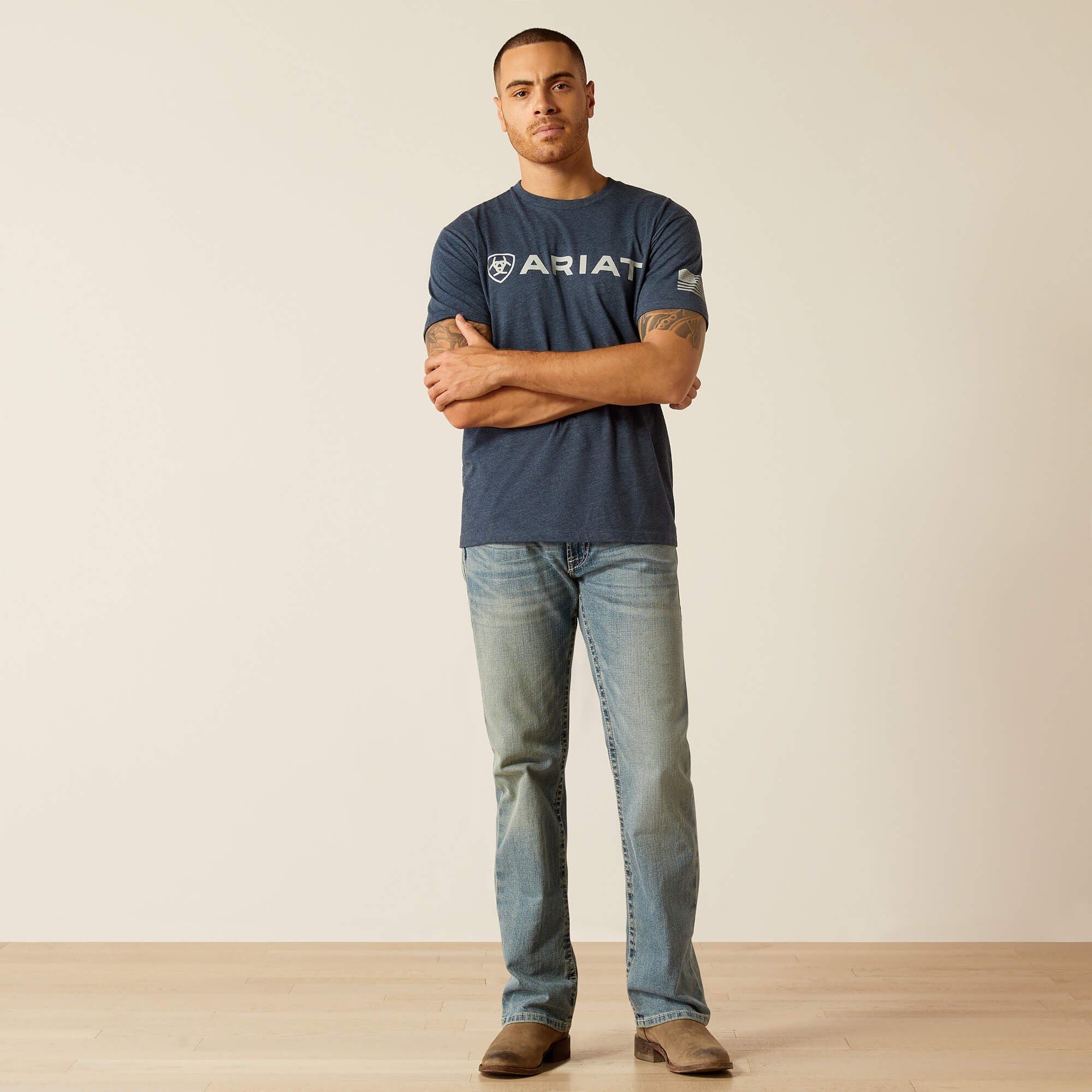 Ariat Shield Flag T-Shirt-Ariat