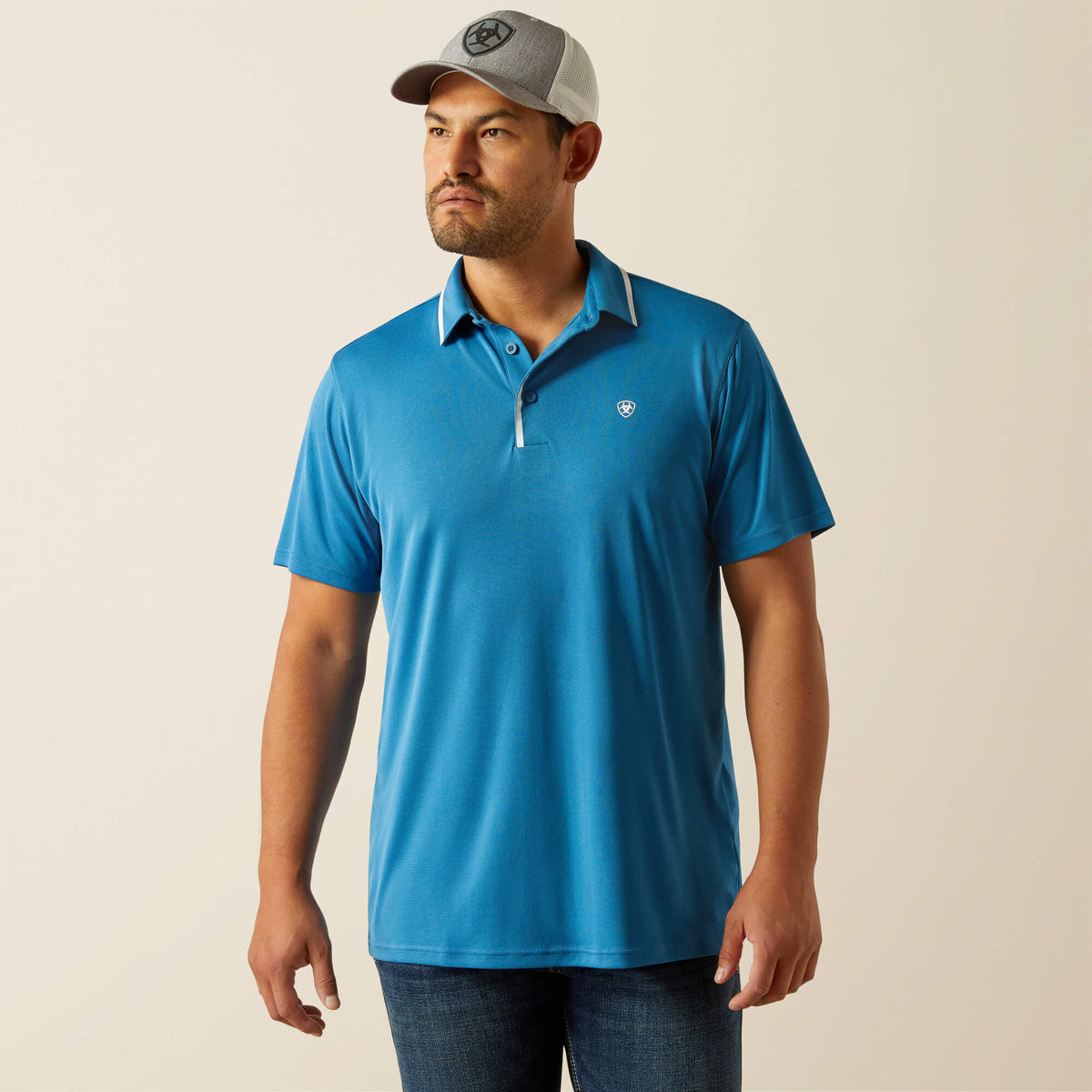 Welded TEK Fitted Short Sleeve Polo-Ariat