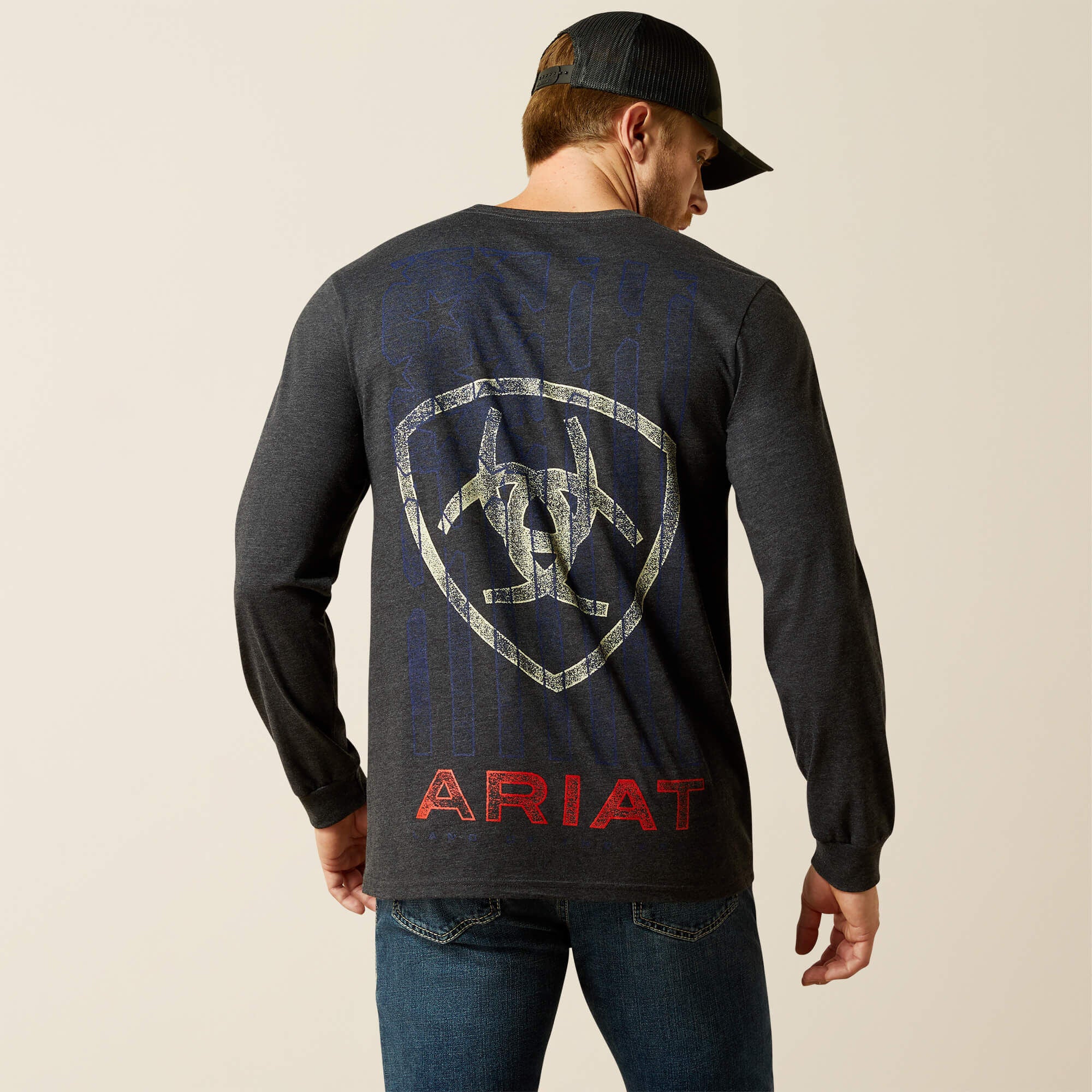 Ariat Stamped Freedom Classic Fit Long Sleeve T-Shirt-Ariat