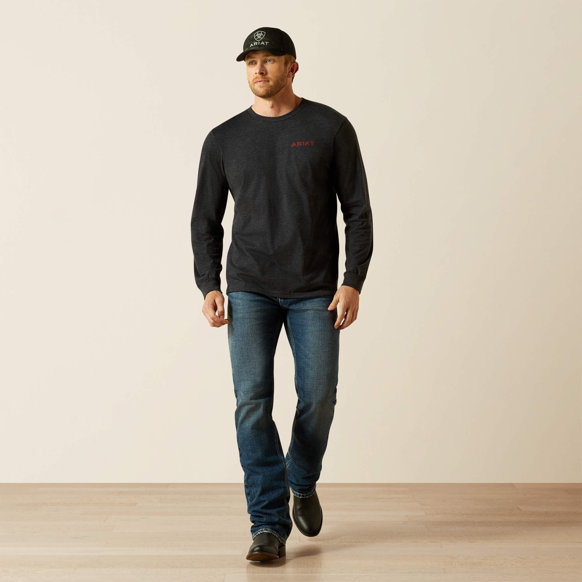 Ariat Stamped Freedom Classic Fit Long Sleeve T-Shirt-Ariat