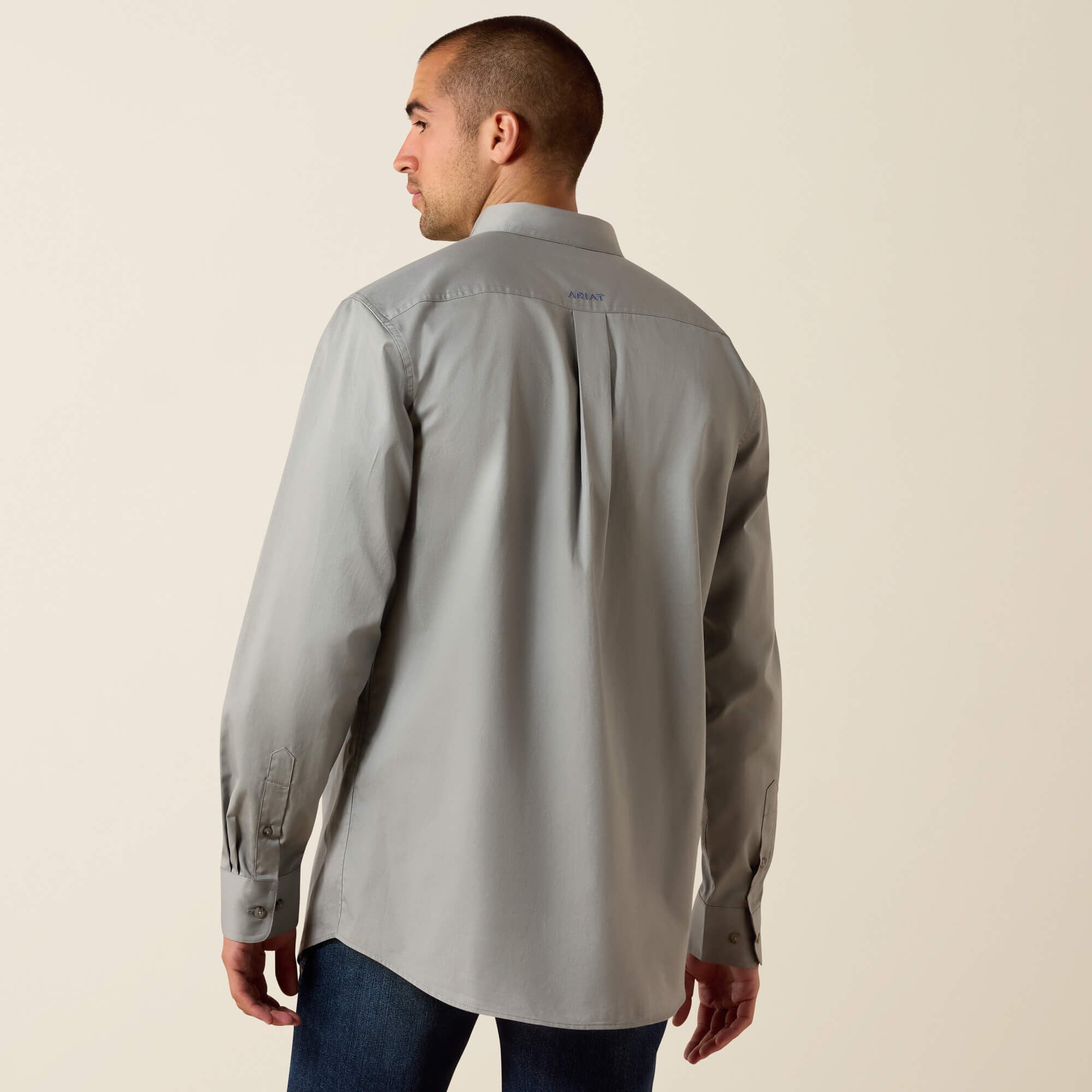 Team Logo Lightweight Twill Fitted Shirt-Ariat