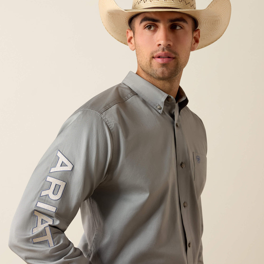 Team Logo Lightweight Twill Fitted Shirt-Ariat