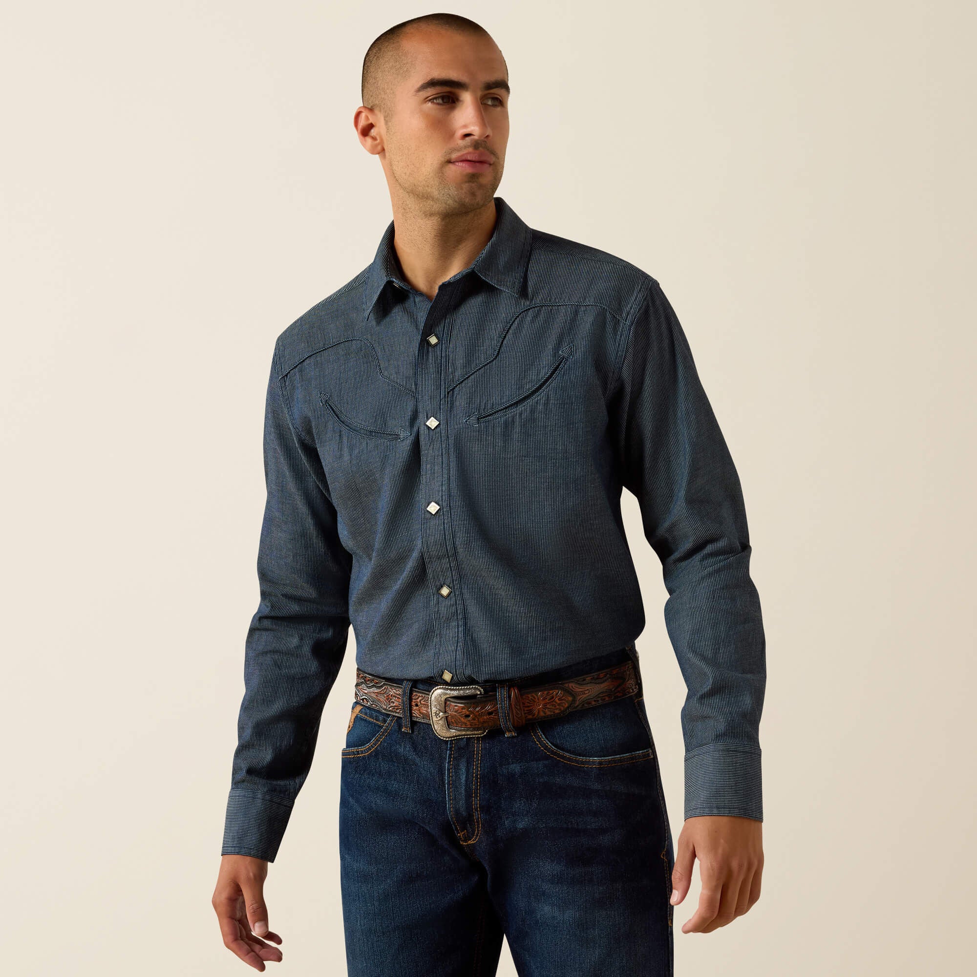 Retro Harlan Fitted Snap Shirt-Ariat