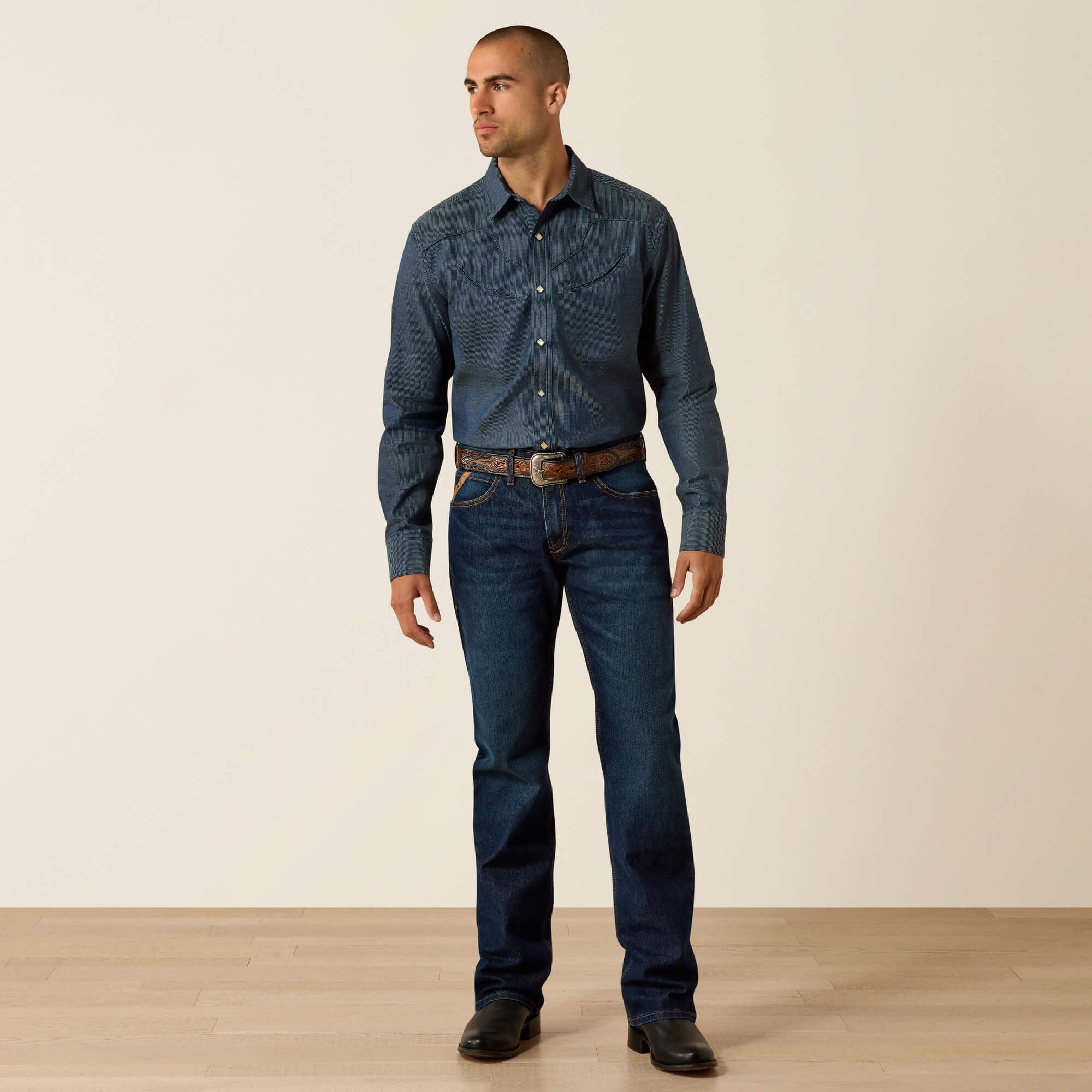 Retro Harlan Fitted Snap Shirt-Ariat