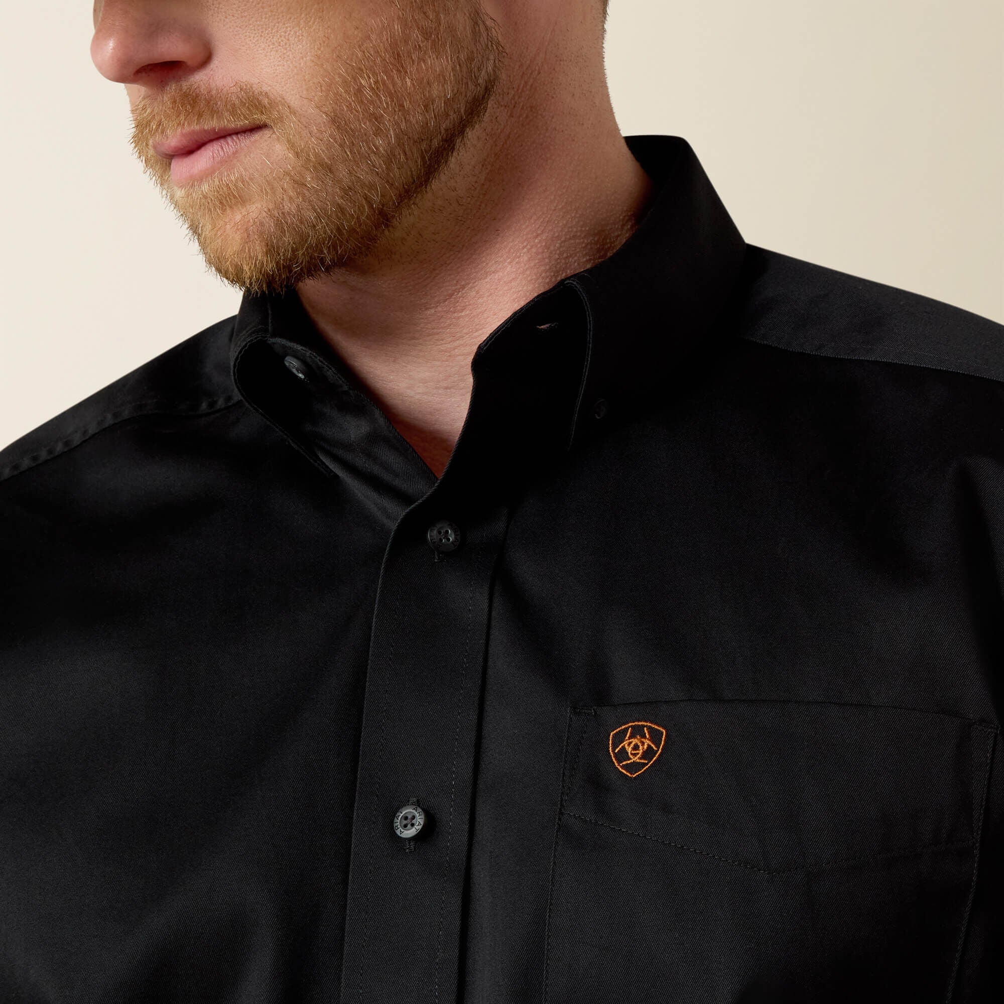 Solid Twill Classic Fit Shirt-Ariat