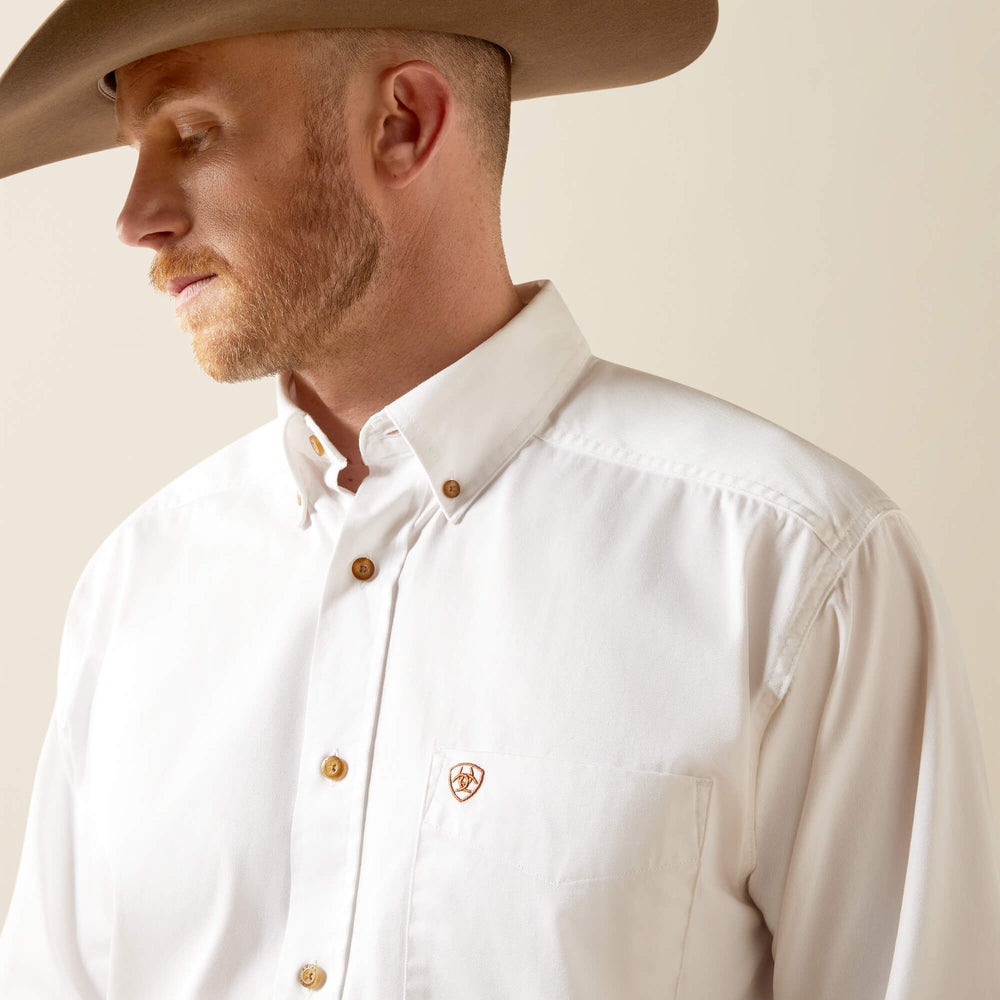 Solid Twill Classic Fit Shirt-Ariat