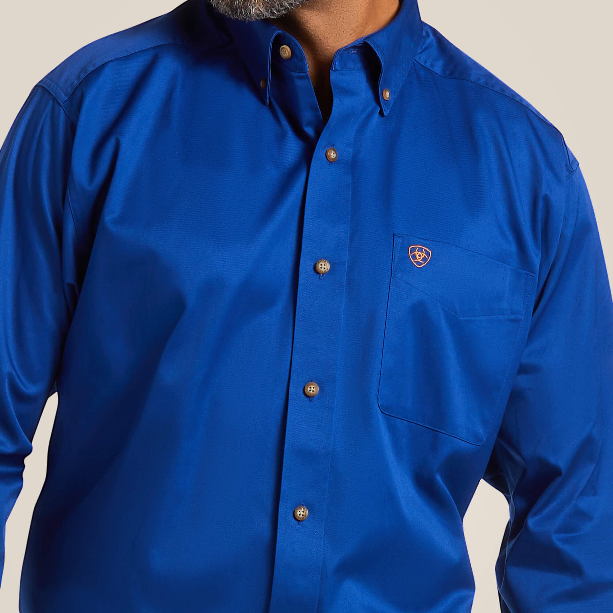 Solid Twill Classic Fit Shirt-Ariat
