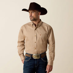 Solid Twill Classic Fit Shirt-Ariat