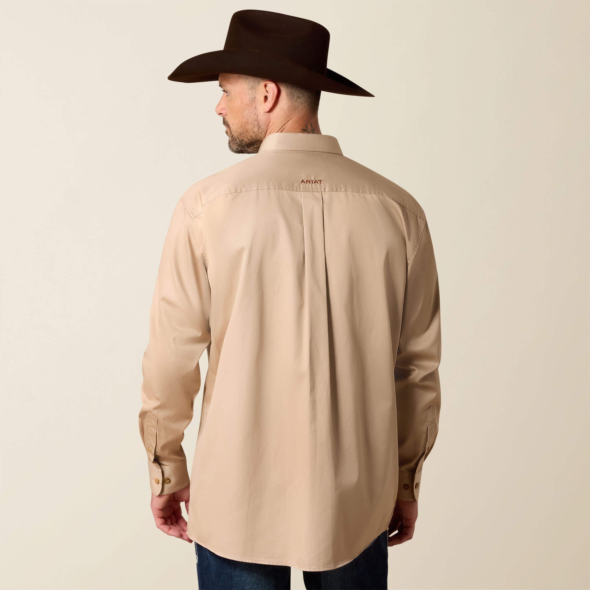 Solid Twill Classic Fit Shirt-Ariat