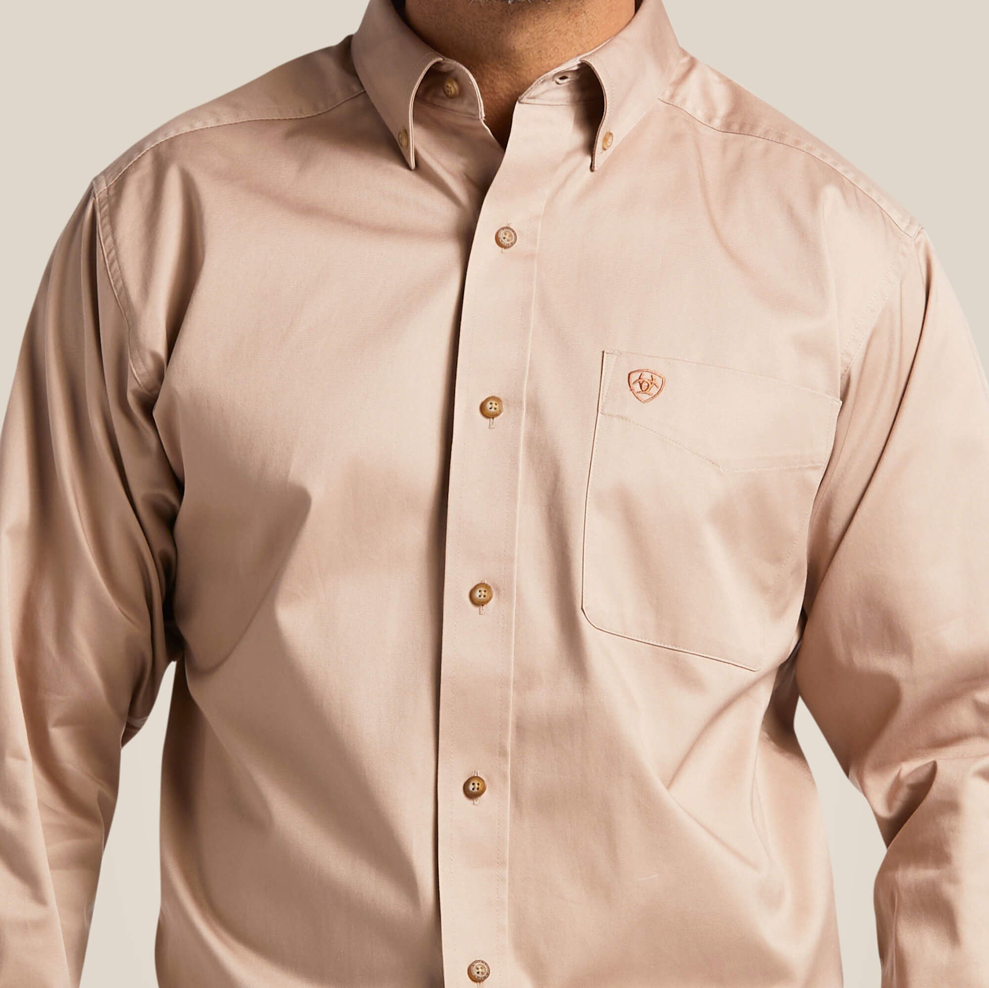 Solid Twill Classic Fit Shirt-Ariat
