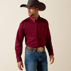 Solid Twill Classic Fit Shirt-Ariat