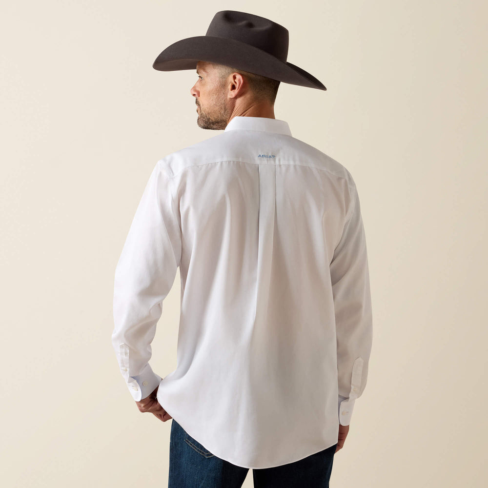Wrinkle Free Solid Classic Fit Shirt-Ariat