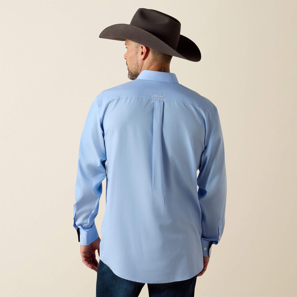 Wrinkle Free Solid Classic Fit Shirt-Ariat
